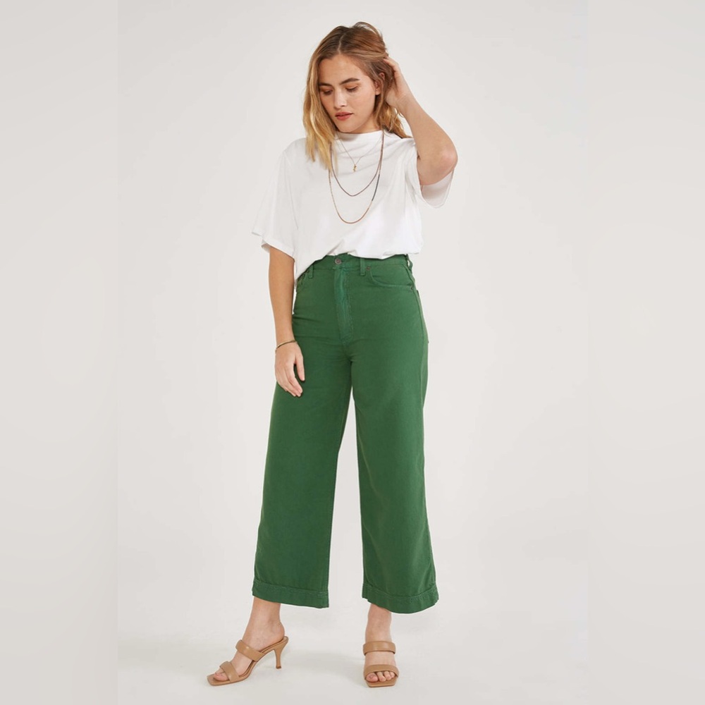 ÉTICA
DEVON WIDE LEG CROP - JUNIPER
